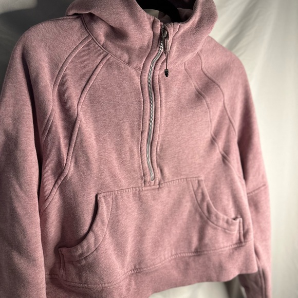 Lululemon faded pink scuba crop sweater - Picture 4 of 8